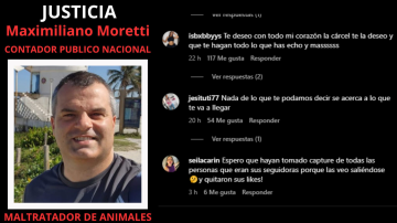 Escrache masivo a Maximiliano Moretti, el contador denunciado por maltratar a sus mascotas