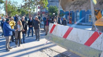 Se habilitó al tránsito un nuevo tramo de 300 metros de la repavimentación de Avenida Colón