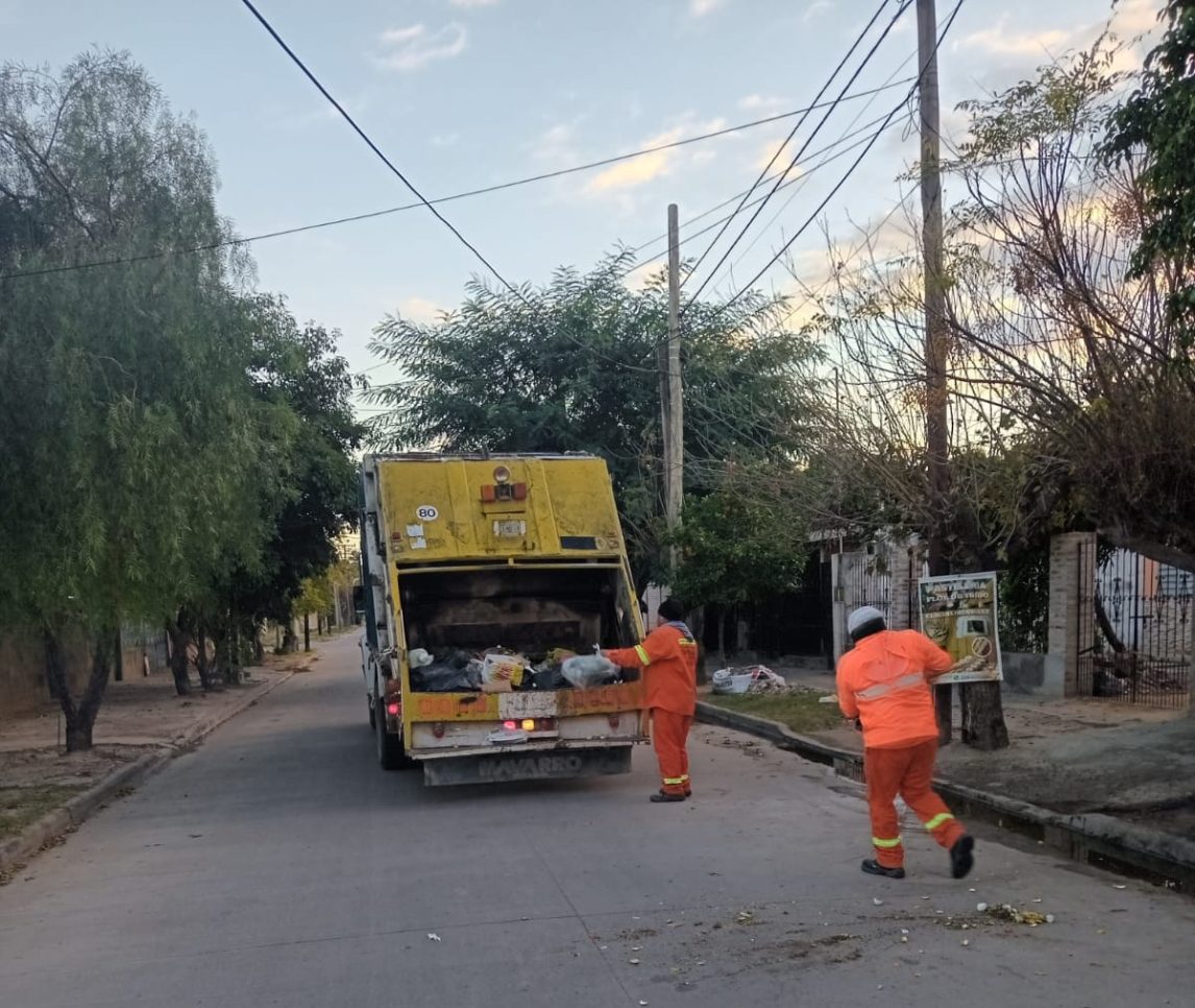 La recolección de residuos fue normal este lunes feriado y se espera lo mismo para el viernes