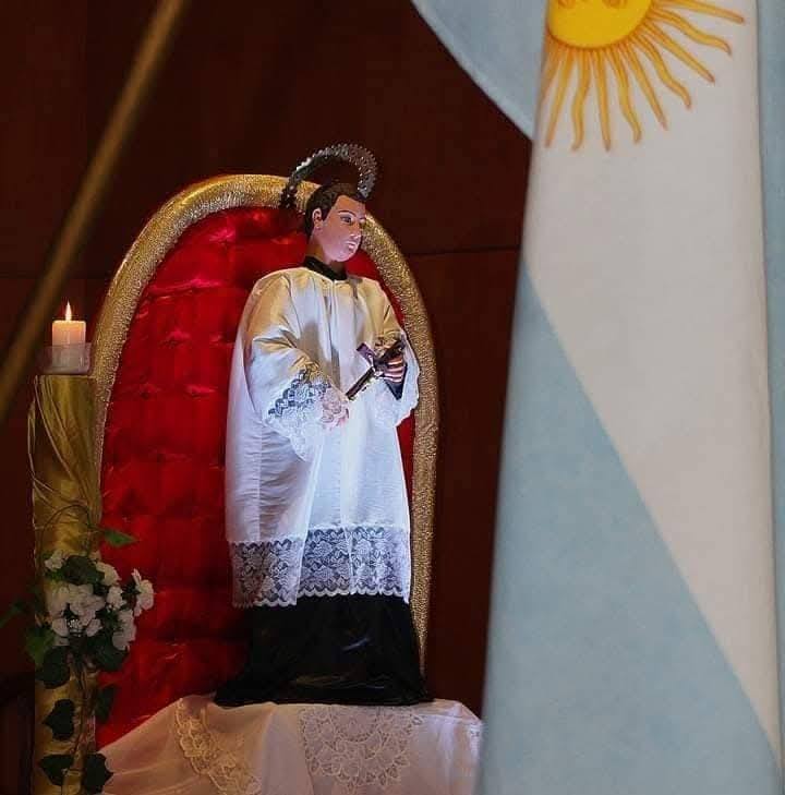 Organizan la Fiesta Patronal en honor a San Luis Gonzaga