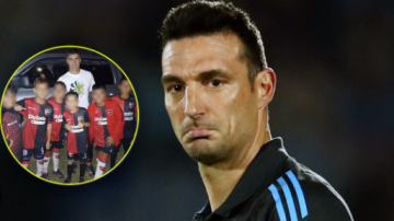 Scaloni bancó a los chicos de Newell’s y cuestionó la sanción: “Yo también me hubiera sacado la foto”