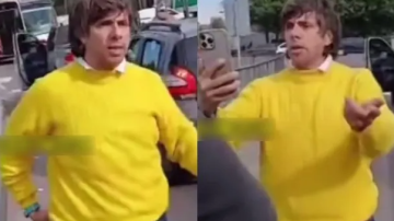 Robertito Funes Ugarte enfrentó a un grupo de personas en plena vía pública: el insulto que provocó su furia