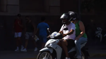 Violento ataque a un chofer de Uber moto detrás de la cancha de Estudiantes de Huaico Hondo