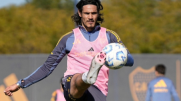 Edinson Cavani se pierde el debut de Boca en el Mundial de Clubes ante Benfica