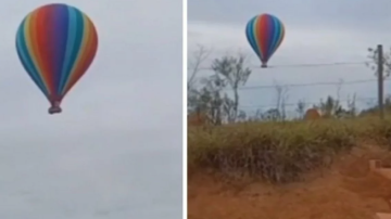 Una mujer embarazada muerta y una decena de heridos en Brasil tras la caída de un globo aerostático