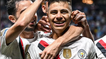 El “Diabito” Echeverri no defraudó: fue titular y marcó un golazo para el Manchester City