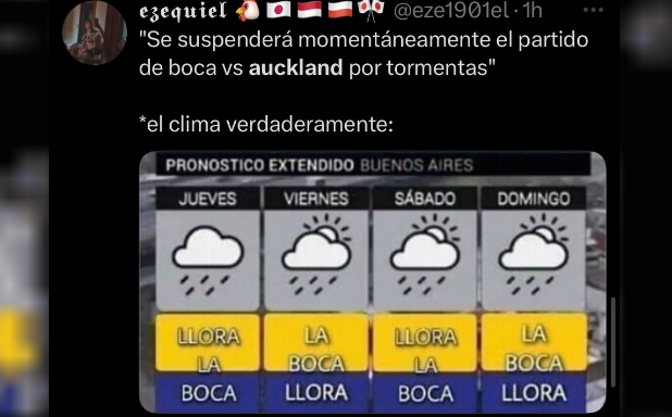Papelón de Boca y lluvia de memes por la eliminación en el Mundial de Clubes