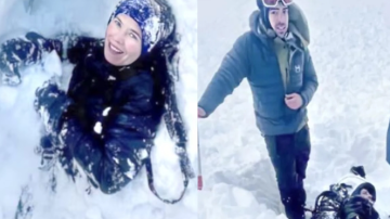 VIDEO | Una pareja pasó una hora atrapada en la nieve tras una avalancha: “Fue un rescate milagroso”