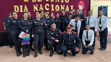 Ascensos, premiaciones y retiros por jubilación en el Cuerpo de Bomberos Voluntarios de La Banda