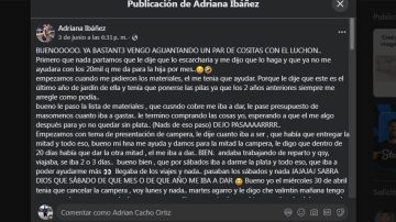 “Bastante vengo aguantando cositas con el luchón”: el escrache de una joven a su ex y padre de sus hijos