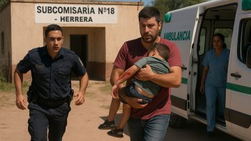 Un tanque de oxígeno cayó sobre un niño de 4 años mientras su padre trabajaba