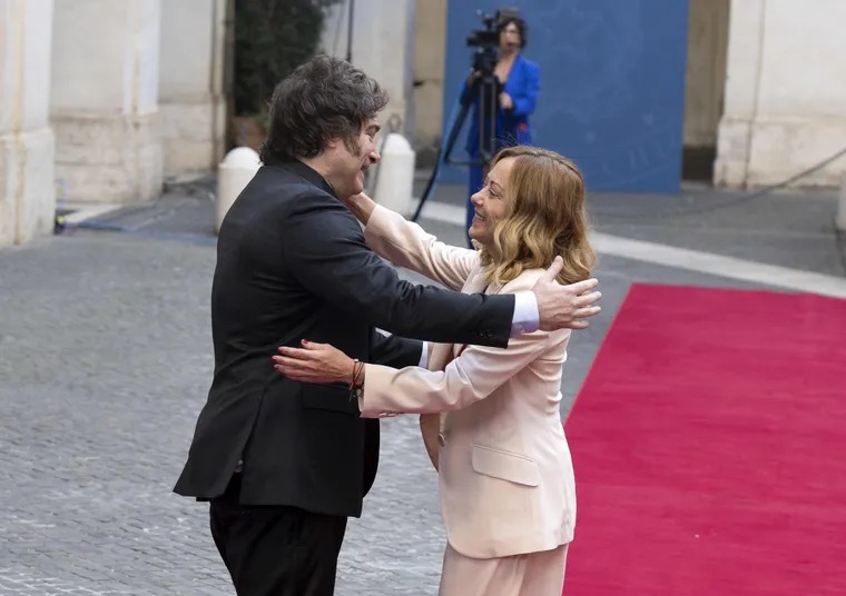 Milei y Meloni firmaron el Plan de Acción Italia-Argentina 2025-2030