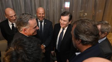 Gerardo Zamora mantuvo un encuentro con el presidente de Uruguay Yamandú Orsi
