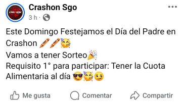 Un boliche organiza un sorteo por el Día del Padre con un particular requisito: la cuota alimentaria al día