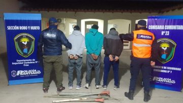 Frías: Detuvieron a tres sujetos por intento de homicidio y daños