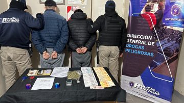 Narcomenudeo en Nueva Esperanza: detienen a dos “dealers” y secuestran numerosos elementos