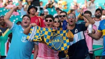 “Dale Boca, dale Boca”: el cántico de los hinchas en el partido del Inter Miami en el Mundial de Clubes