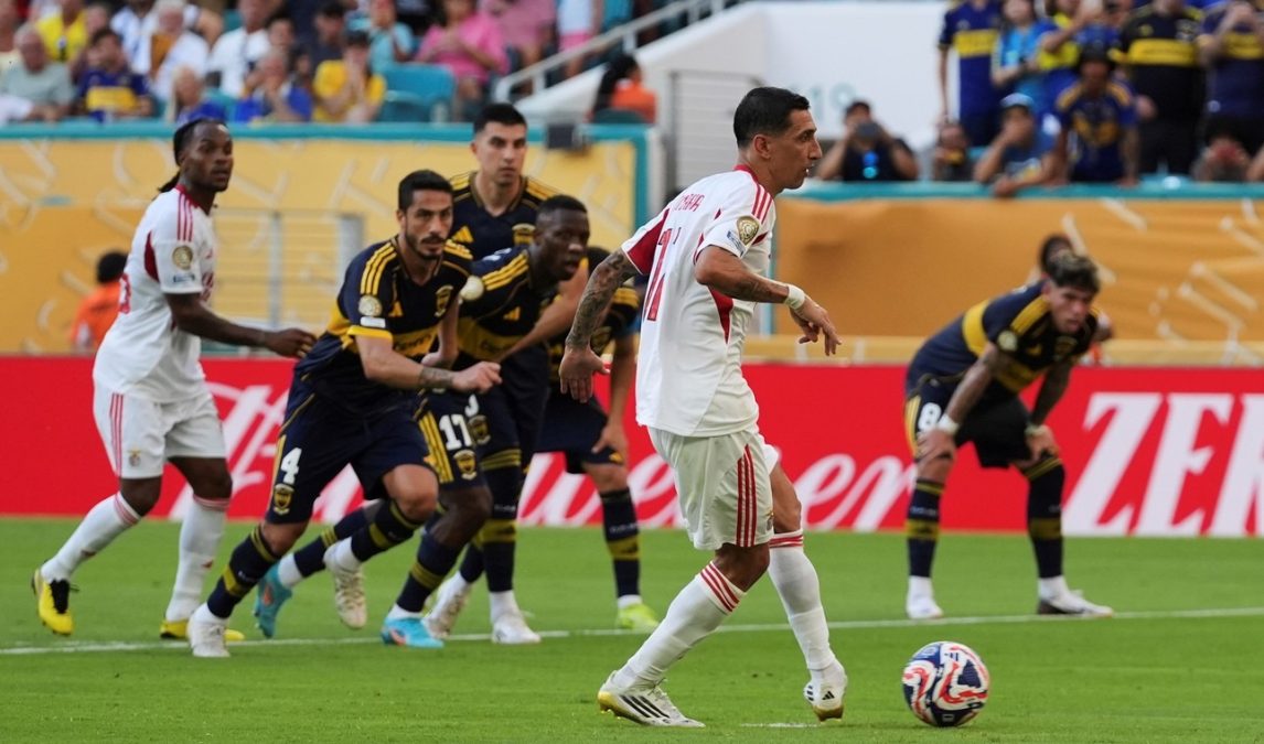 Boca no lo pudo sostener y empató frente a Benfica en el Mundial de Clubes
