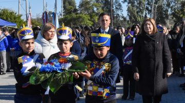 La figura de Manuel Belgrano convocó a la comunidad de Fernández en el Paseo del Agro
