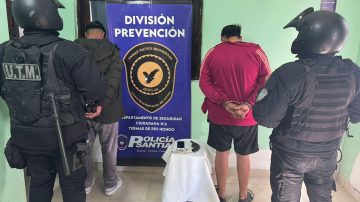 Las Termas: atrapan a dos hombres que circulaban a bordo de una moto con un arma en su poder