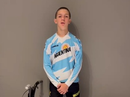 Lanzan una rifa para que el biker Nico Stancampiano pueda competir en el Mundial de Dinamarca