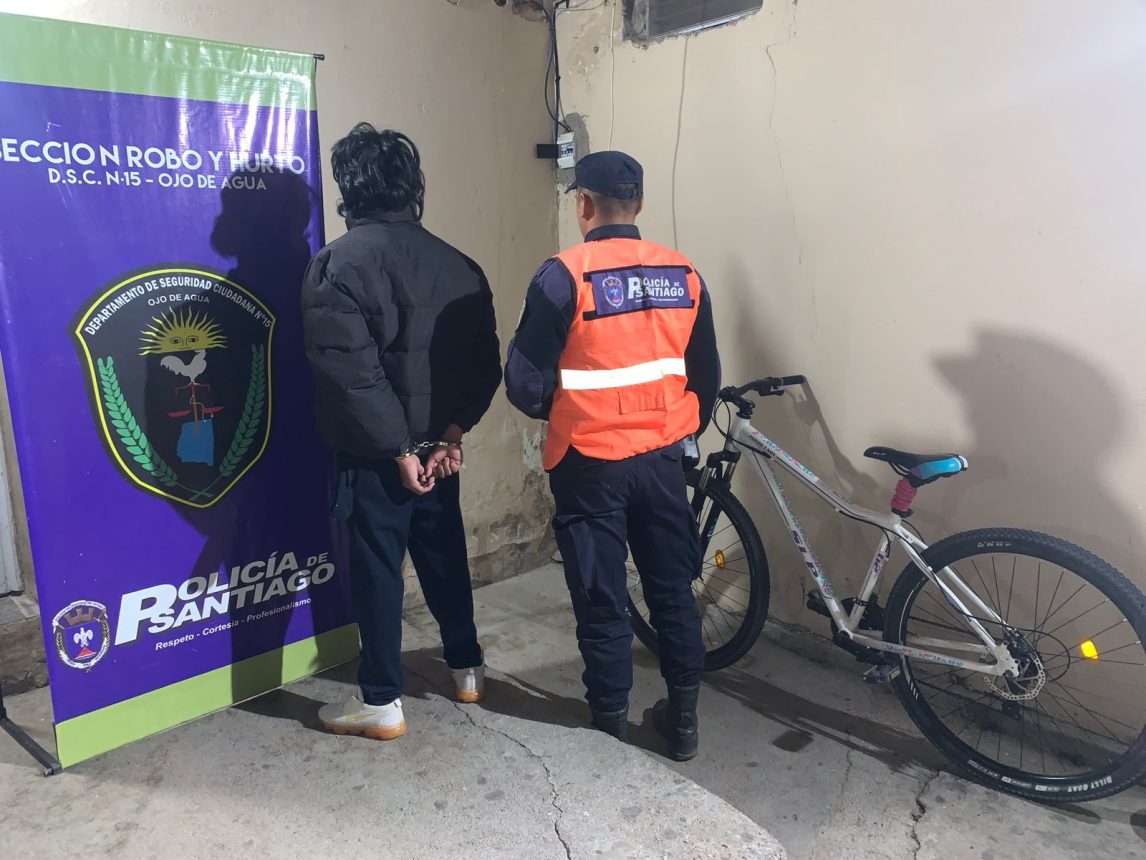 Robó una bicicleta desde la Terminal, pero fue atrapado por la Policía en un puesto de control