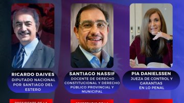 Invitan a un conversatorio “A 20 años de la Reforma Constitucional de Santiago del Estero”