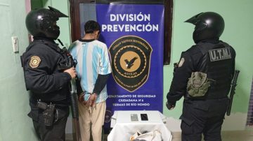 Capturan a un hombre que robó un teléfono desde un local comercial en Las Termas