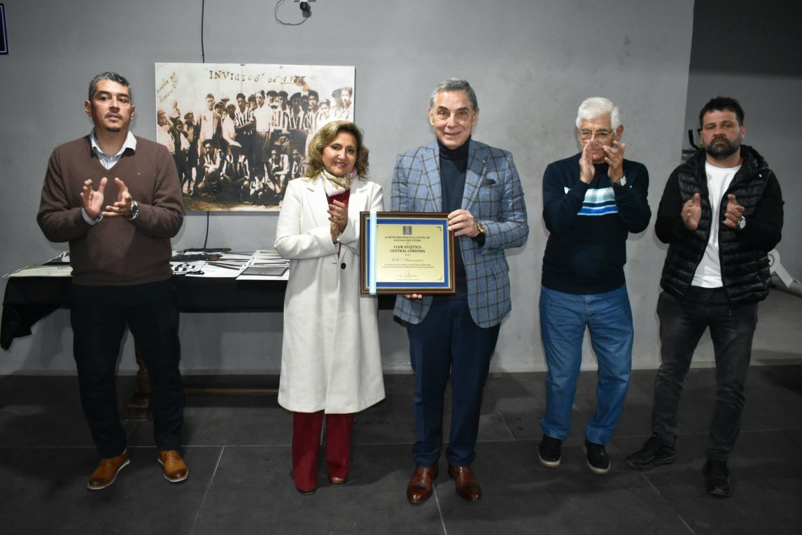 Central Córdoba celebró su 106° aniversario con un emotivo acto y entrega de reconocimientos