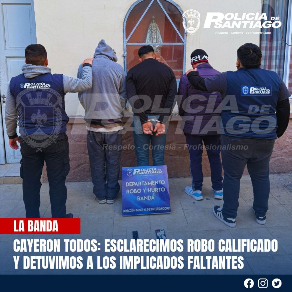 Desarticulan a banda criminal de La Banda que amenazó a dos menores para robarles