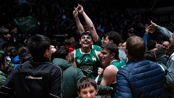 Reviví el triple de aro a aro de Ferro en la Liga Nacional que recorrerá el mundo