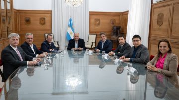 Gobernadores reclamaron por la coparticipación y la obra pública en una reunión con Guillermo Francos