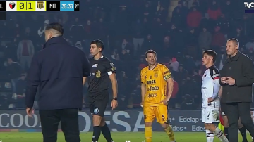 Mitre ganaba en Santa Fe pero se suspendió el partido por incidentes de los hinchas de Colón