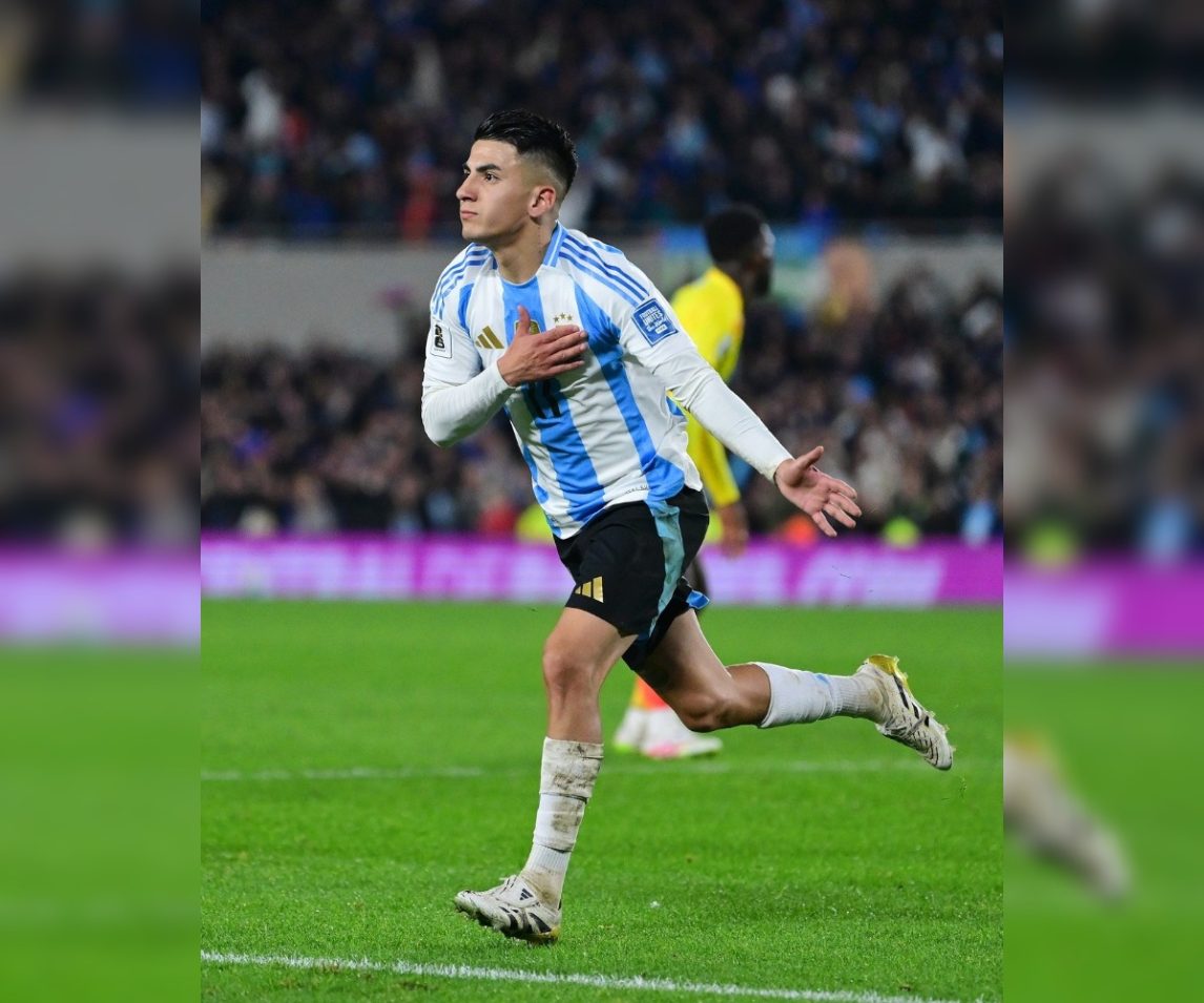 Argentina con uno menos y sin Messi en cancha rescató un empate ante Colombia