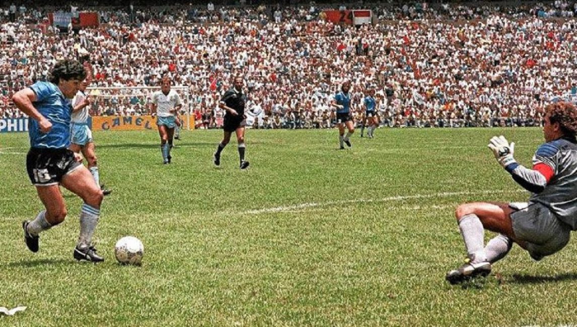Se cumplen 39 años del Gol del Siglo de Maradona a los ingleses en el Mundial de 1986