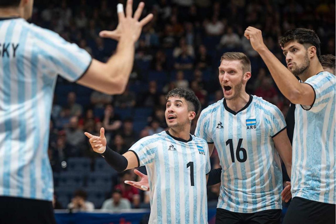 Histórico y soñado debut de Argentina con triunfo sobre Francia en la VNL