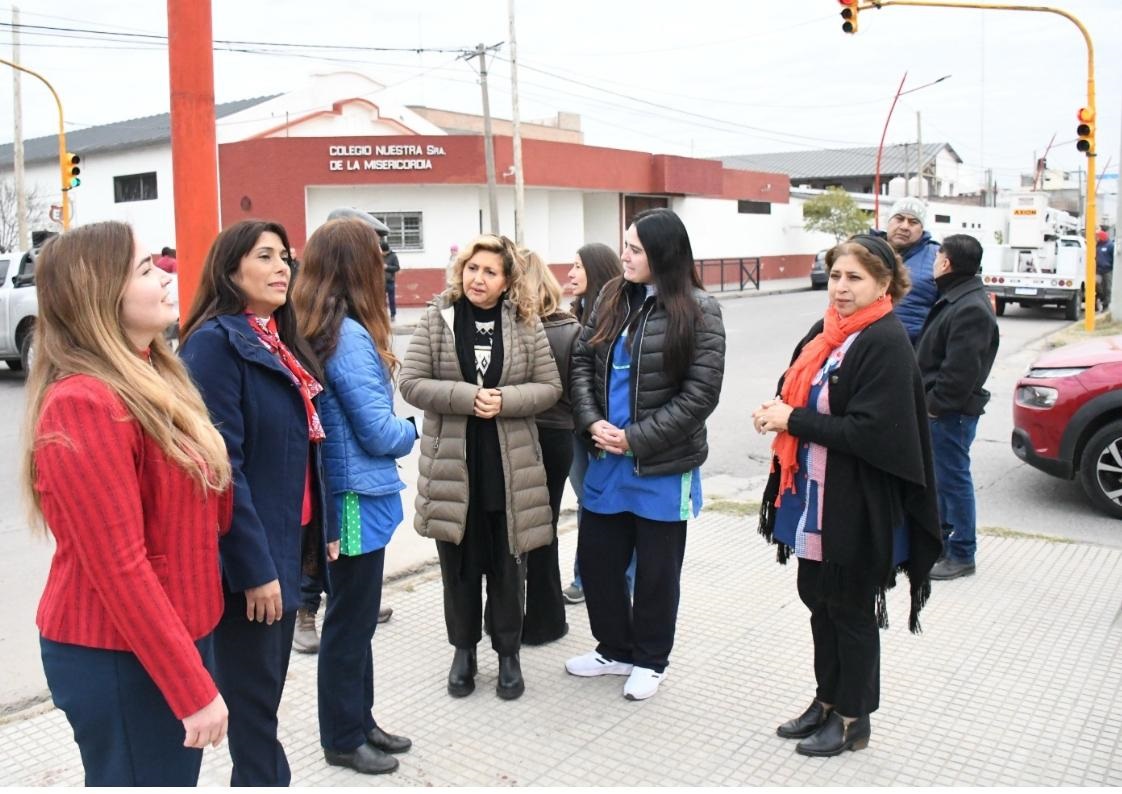 Habilitaron nuevos semáforos en la esquina de Libertad y Sebastián Ábalos