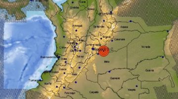 Un sismo de magnitud 6.5 sacudió el centro de Colombia