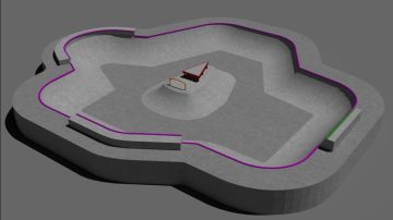 FOTOS | Adelanto de Info del Estero: Inició la construcción de la pista de skate en la Costanera Sur