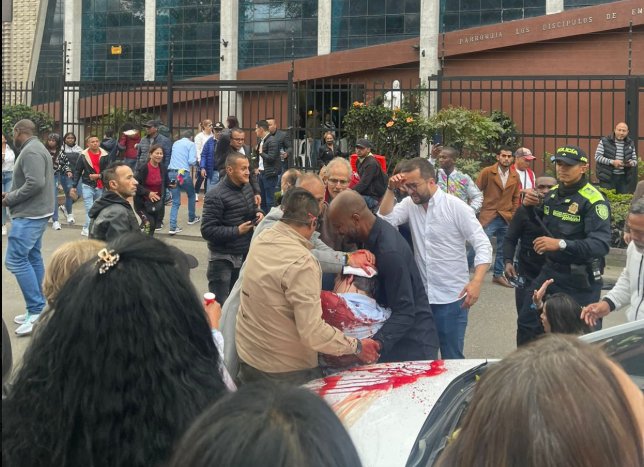 Colombia: operaron al precandidato baleado y hay un menor de 15 años detenido