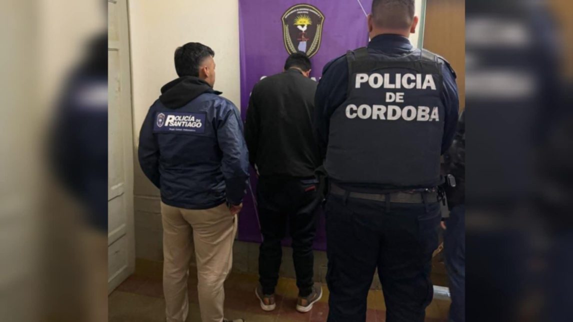 Huyó desde Córdoba tras un intento de homicidio, pero al llegar a Santiago, su familia lo obligó a entregarse