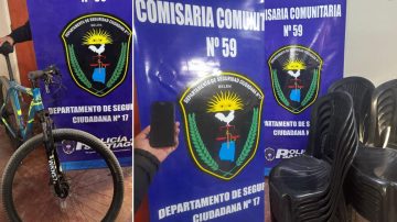 Operativos permiten recuperar celulares, bicicletas y varios bienes que fueron denunciados como robados
