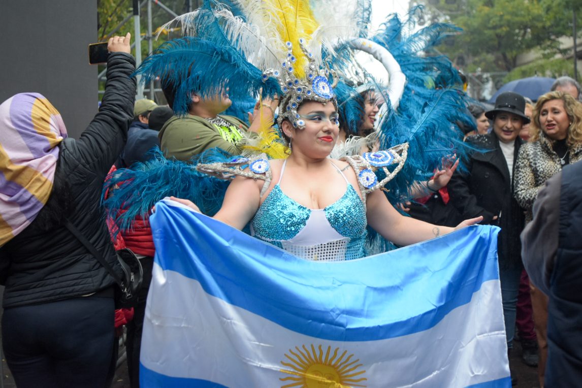 FOTOS | Las mejores imágenes de la Acción Teatral Urbana en las calles de Santiago