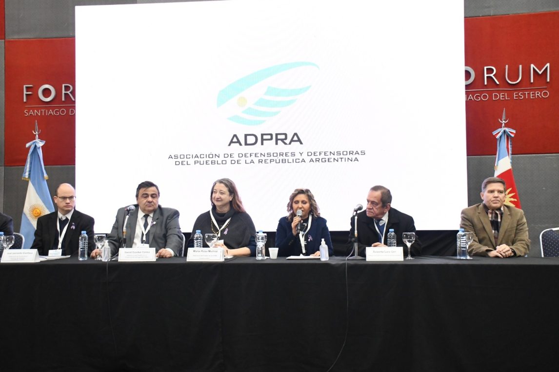 Fuentes participó del acto de apertura del plenario de Defensores del Pueblo