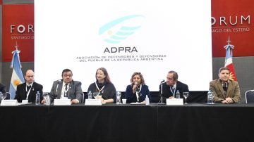 Fuentes participó del acto de apertura del plenario de Defensores del Pueblo