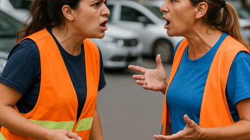 Dos falsas trapitos casi se van a las manos cerca de Changolandia