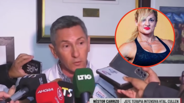 Nuevo parte médico de “La Locomotora” Oliveras: “El daño cerebral es irreversible y su estado es grave”