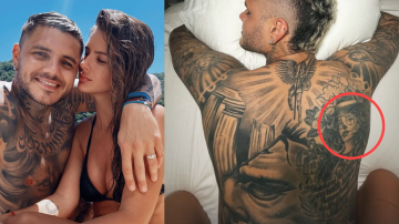La China Suárez se comparó con un tatuaje de Icardi y estallaron los memes