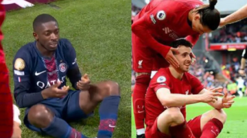 VIDEO | El festejo de Ousmane Dembelé en homenaje a Diogo Jota