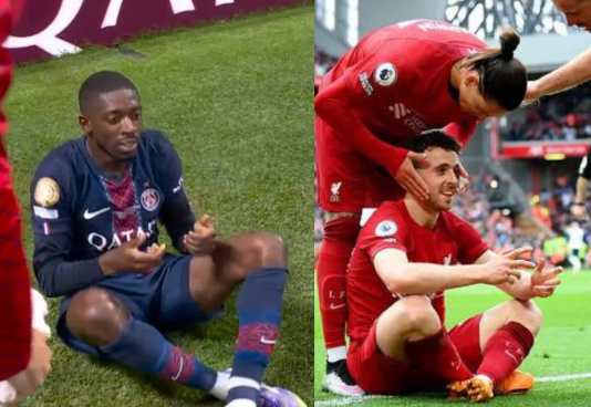 VIDEO | El festejo de Ousmane Dembelé en homenaje a Diogo Jota